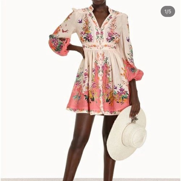 NWOT Zimmermann Mini Dress - Picture 3 of 7